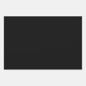 懐中電灯で覆われたシュナウツァークリスマスツリー ラッピングペーパーシート (正面3)