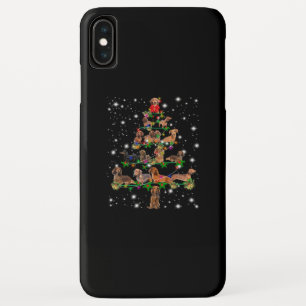 懐中電灯で覆われたダシュントのクリスマスツリー iPhone XS MAXケース