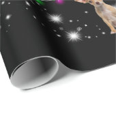 懐中電灯で覆われたチワワのクリスマスツリー ラッピングペーパー (ロールコーナー)