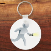 懐中電灯の男を捜し求める キーホルダー (正面)