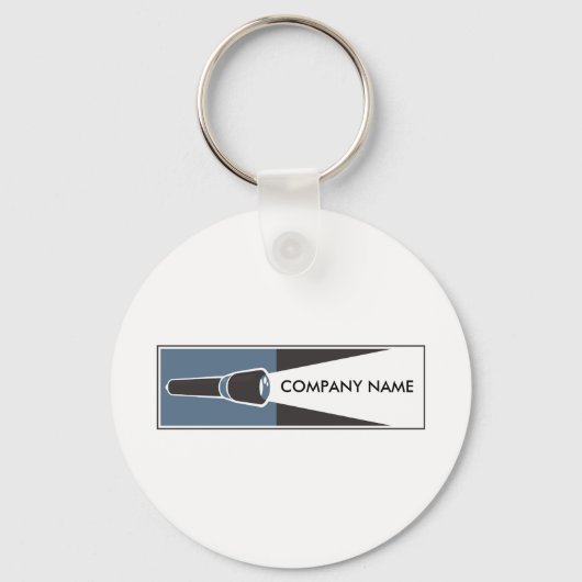 懐中電灯カスタマイズ可能キーチェーン キーホルダー (正面)