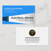 懐中電灯ビ輝くーム電気技師 名刺 (正面/裏面)