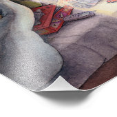 懐中電灯読付き毛布の下の子どもの本 フォトプリント            (角)