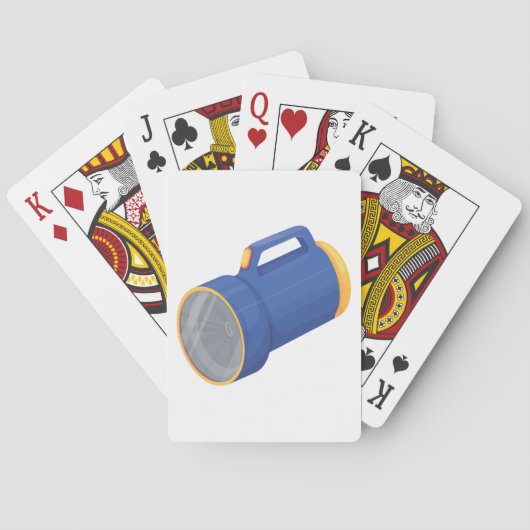 懐中電灯 トランプ (裏面)