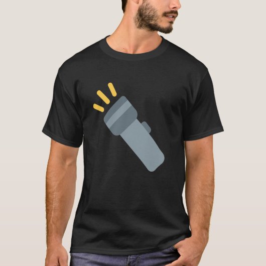 懐中電灯 Tシャツ (正面)