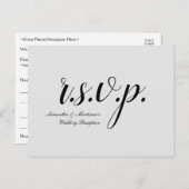 懐伝統的かしい「r.s.v.p.」 ポストカード (正面/裏面)