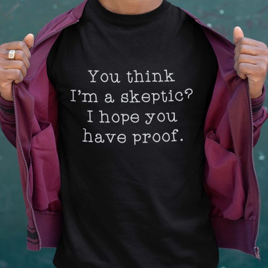 懐疑主義者 Tシャツ