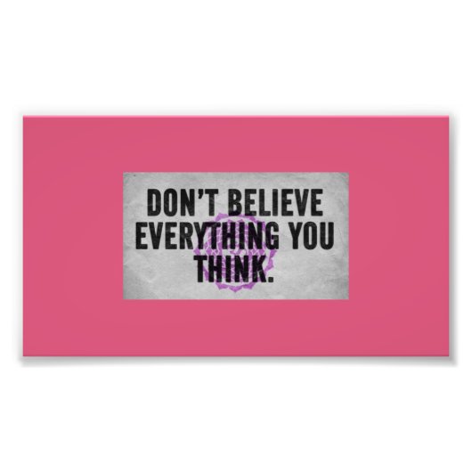 懐疑的である フォトプリント            (正面)