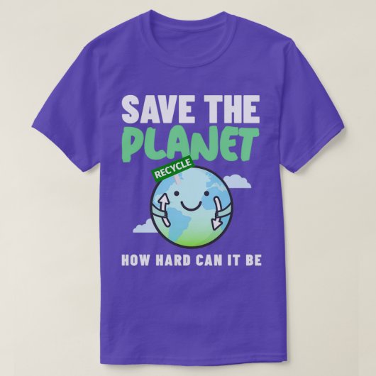 懸命が地球を救う方法6 Tシャツ (デザイン正面)