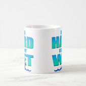 懸命で入って下さい コーヒーマグカップ (中央)