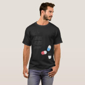 懸命と飲み込み薬 Tシャツ (正面フル)