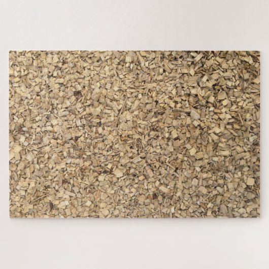 懸命のいたずらジョークの木のチップ背景 ジグソーパズル (横)