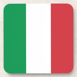 懸命のイタリア国旗を持つプラスチックコースター コースター