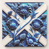 懸命のティスルデザインを持つプラスチックのコースター コースター (正面)