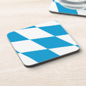 懸命のバイエルン州旗を持つプラスチックのコースター コースター (左側)