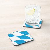 懸命のバイエルン州旗を持つプラスチックのコースター コースター (右側)