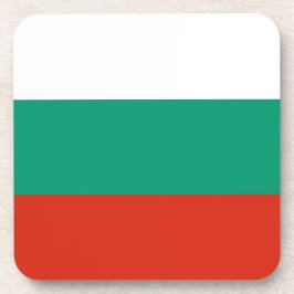 懸命のブルガリア国旗を持つプラスチックのコースター コースター