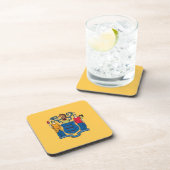 懸命のプラスチックコースターとニュージャージー州旗 コースター (右側)