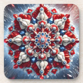 懸命のプラスチックコースターとノルウェー色 コースター (正面)