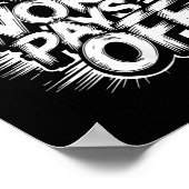 懸命の仕事が報われる – やる気を起こさせる引用文 ポスター (角)