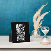 懸命の仕事と規律 – ジム、ハッスル、成功 フォトプラーク (インサイチュ)