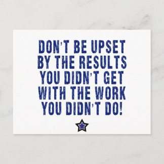 懸命の仕事は努力は払う！ ポストカード