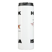 懸命の仕事は私のDNA分子生物学のユーモアの中にある タンブラー (裏面)