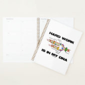 懸命の仕事は私のDNA分子生物学のユーモアの中にある プランナー手帳 (ディスプレー)