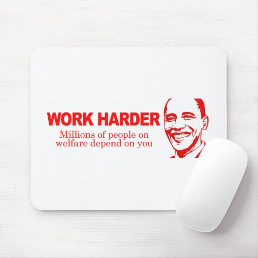 懸命の仕事-何百万の福祉の人々は依存します マウスパッド (マウス)