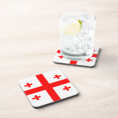 懸命の旗を持つプラスチックのコースター コースター (右側)