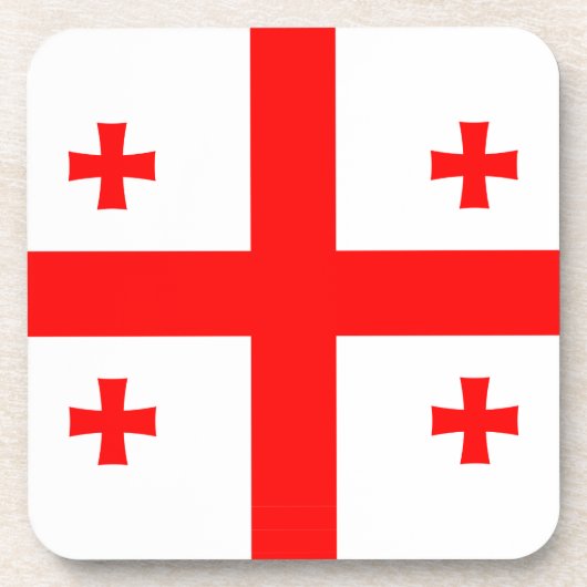 懸命の旗を持つプラスチックのコースター コースター (正面)