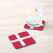 懸命の旗を持つプラスチックのコースター コースター (右側)