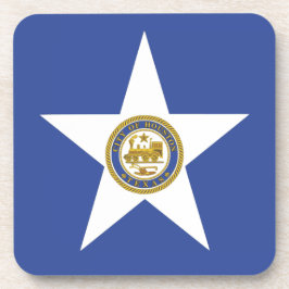 懸命の旗を持つプラスチックのコースター コースター