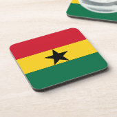 懸命の旗を持つプラスチックのコースター コースター (左側)