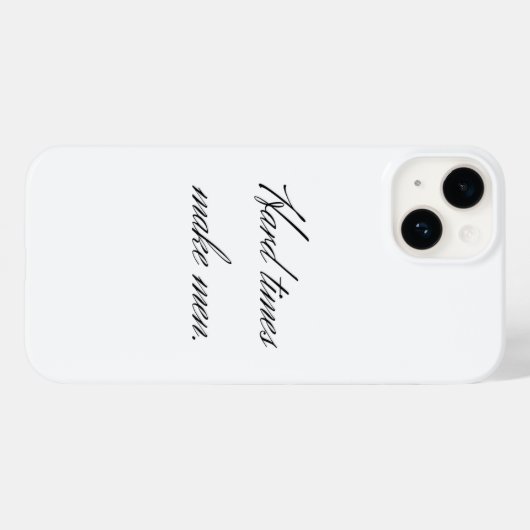 懸命の時は人を作る。 Case-Mate iPhoneケース (裏面 (横))