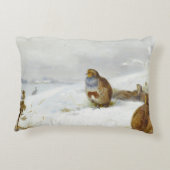 懸命の時代 – ウズラとウサギとアールバード アクセントクッション (裏面)