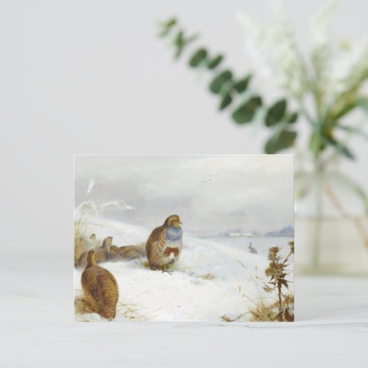 懸命の時代 – ウズラとウサギとアールバード シーズンポストカード (スタンド正面)