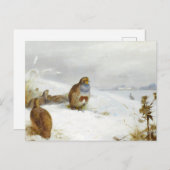 懸命の時代 – ウズラとウサギとアールバード シーズンポストカード (正面/裏面)