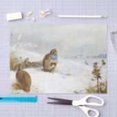 懸命の時代 – ウズラとウサギとアールバード 薄葉紙 (クラフト)