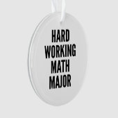 懸命の演算計算専攻の オーナメント (正面)