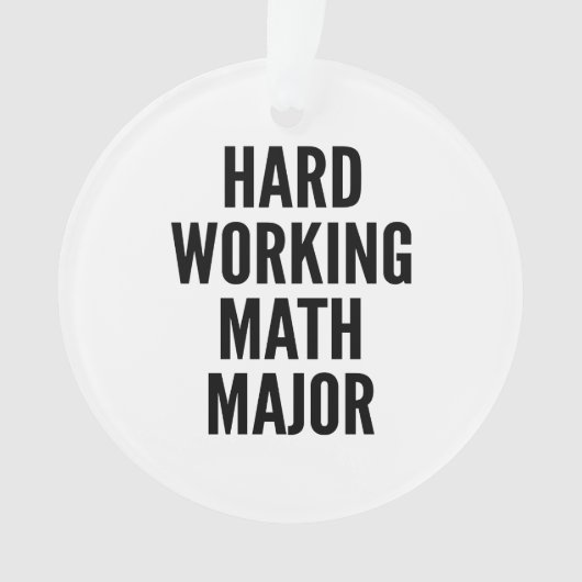 懸命の演算計算専攻の オーナメント (正面)