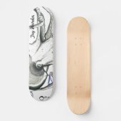 懸命の試みか宇宙のタコのスケートボード スケートボード (正面)