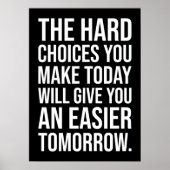 懸命の選択が容易に明日 – 成功の喧騒 ポスター (正面)