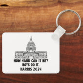 懸命は？ボーイズ・ド・イット・カマラハリス2024 キーホルダー (正面)