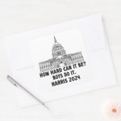 懸命は？ボーイズ・ド・イット・カマラハリス2024 スクエアシール (封筒)