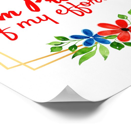 懸命やる気を起こさせる労働者の確認 ポスター (角)