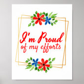 懸命やる気を起こさせる労働者の確認 ポスター (正面)