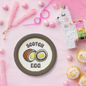 懸命ゆでスコッチエッグ英国スナック食品 ペーパープレート (パーティー)