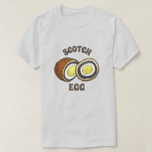 懸命ゆでスコッチエッグ英国スナック食品 Tシャツ