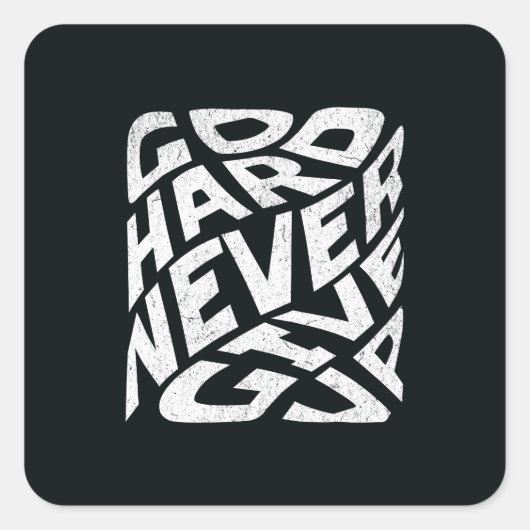 懸命を上に与えしない スクエアシール (正面)